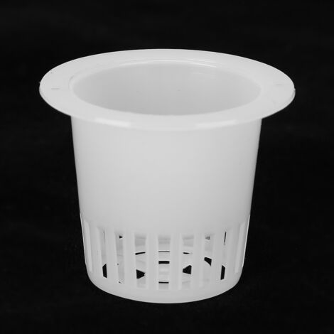 Panier Hydroponique en PP - Lot de 50 Pots de Culture Sans Terre pour Fleurs et Plantes, Blanc, Diamètre 3 cm (1/5)