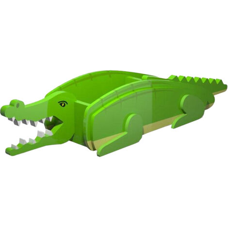 Pot de Fleurs DIY Crocodile (34x24 cm) Pot Animal Jardinière Desktop Succulent Cadeau Créatif (1/5)