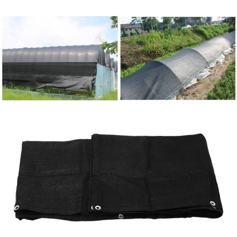 文件ts NetToile d'Ombrage et de Confidentialité pour Balcon et Jardin 3x0.9m/9.84x2.95ft Noir HDPE avec 25 Attaches - Paravent Anti-Vent (1/5)