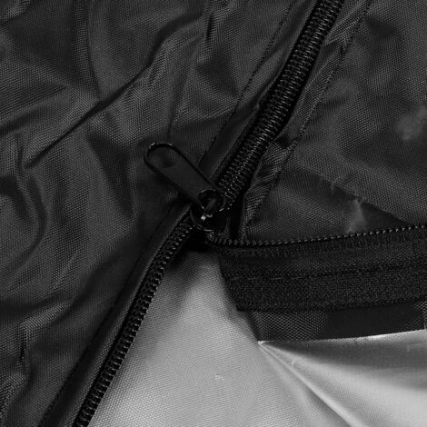 Housse pour chauffage d'air extérieur, 221x61x53cm, imperméable Oxford 210D, protecteur contre UV (1/5)