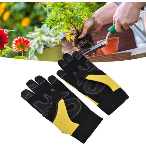 Gants de jardinage SENSITECH touchscreen polyvalents ajustables en fibre synthétique pour travaux de précision et de force (1/5)