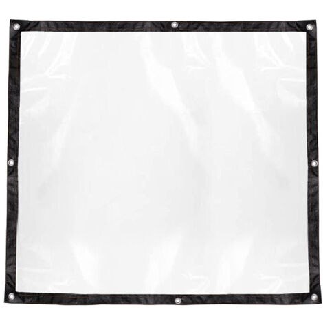 Bâche Transparente PE Imperméable Épaissie avec Eyelets Métalliques, Multi-Size (1x1m à 1x5m) et Stockage Facile (1/5)