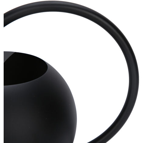 Arrosoir Mano Maison [Stainless Steel] Long Spout Watering Can 1L Watering Device Black Gardening Tool Practical Pot Bottle (1/5)