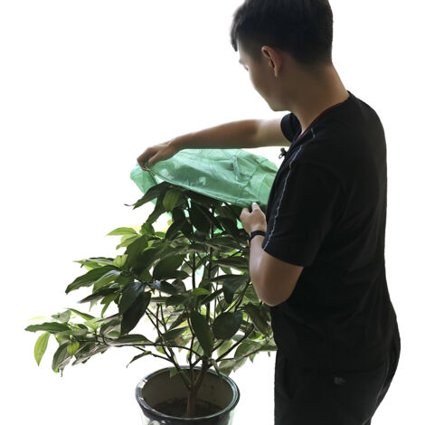 Housse de Protection pour Plantes Anti-Gel UV Non-Tissé 0.8x1m - Lot de 3 Pièces - Couteur d'Usure Réversible pour Fleurs et Végétaux (1/3)