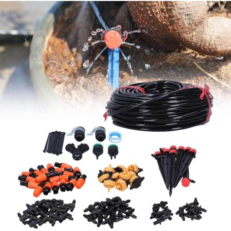 Kit de Système d'Irrigation avec Tuyau de 40m Matériel ABS Pour Jardin, Lawn, Greenhouse Économise jusqu'à 70% d'eau (1/5)