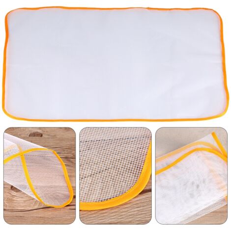 Protège-Tissu Isolant et Anti-Dérapant 40x60cm pour Fers à Repasser - Support Thermorésistant pour Repassage Uniforme (Blanc, 1 Pièce)