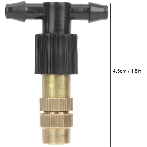 Buse d'Irrigation Misting - 10Pcs Kit de Sprinklers en Cuivre Adjustable pour Jardins et Serres - Brass Spray Sprinkler Heads (1/5)