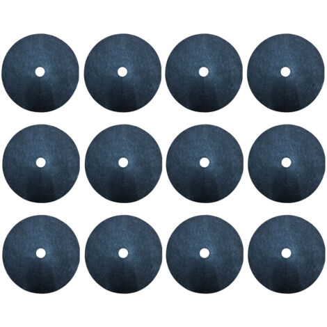 Paillons Anti-Mauvaises Herbes en Feutre Non-Tissé Noir - Ensemble de 12 Tapis Durables (4 Tailles: S, M, L, XL) pour Jardins, Pots et Arbres (1/5)