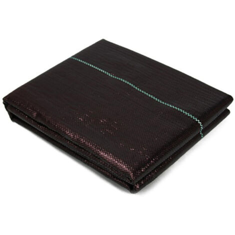 Bâche anti-mauvaises herbes paysagère - PP - 120x300cm/120x500cm - Noir - 1 pièce (1/5)