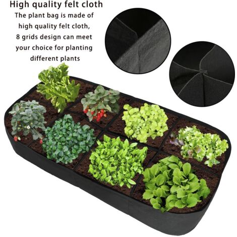 Sac de culture non tissé écologique - Sac pour plantation et transplantation directe - Durable et respirant - Pour tous types de sol (1/5)