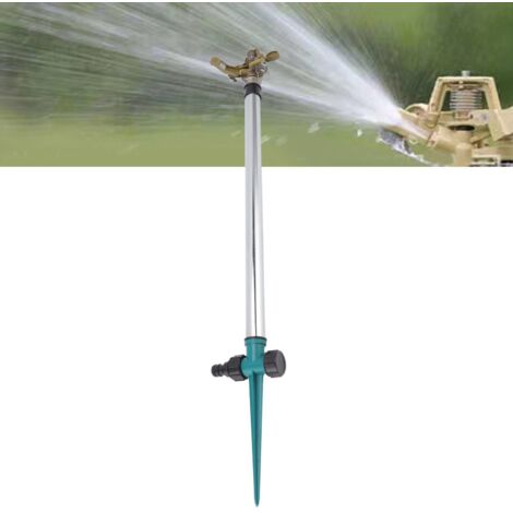 [Arroseur de jardin] Arroseur automatique Zinc à 360° rotatif avec 2 modes réglables pour jardin et pelouse.