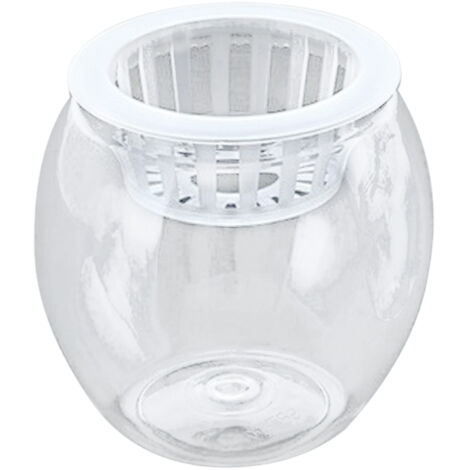 Aquarium Hydroponique - Réservoir Double Usage pour Betta/Goldfish - Plastique Transparent - Multiple Dimensions (45g à 280g) avec Pot de Culture Rétractable et Planificateur d'Entretien Facile