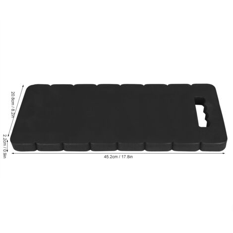 Tapis pour Genoux Gardenia - EVA Imperméable - avec Poignée - Noir - 45.2cm pour Jardiner et Travaux (1/5)