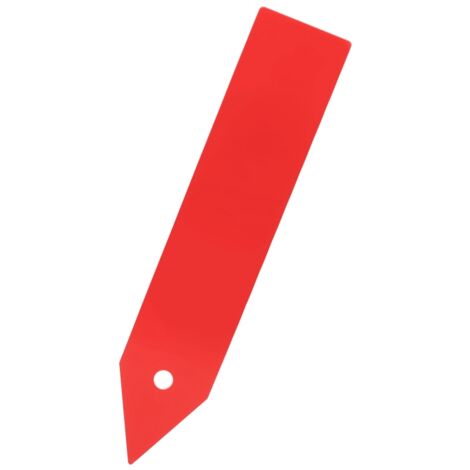 Etiquettes PVC Plant (100pcs) - Marqueurs de jardin pour plantes avec trou pour suspendre ou planter (résistants aux UV, waterproof) - Bleu & Rouge (1/5)