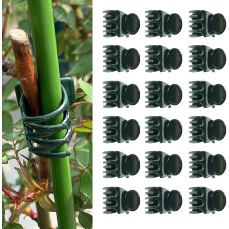 Clips pour orchidées Verts en PP 50/100 pièces pour fixation douce des plantes (1/5)