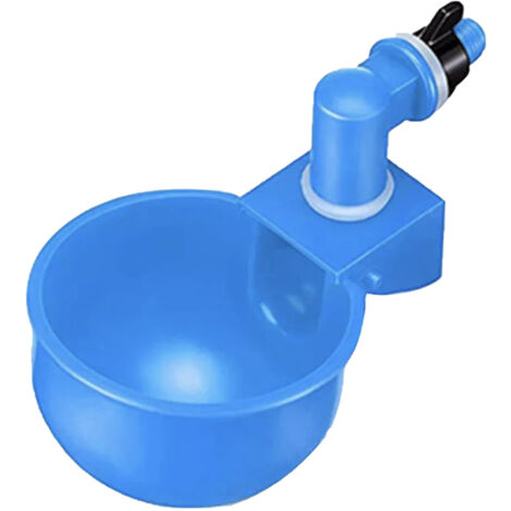 Abreuvoir automatique pour volailles en plastique durable - Large capacité 10x6x6cm - Design anti-débordement - Pour poules, canards, oiseaux (1/5)