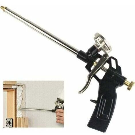 Pistolet à mousse, professionnel à expansion, pistolet à mousse en polyuréthane robuste, pistolet à calfeutrer manuel (1/3)