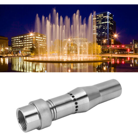 Fountain Nozzle + Robinet de Fontaine Multi-Branche DN15 Femelle en Acier Inoxydable pour Piscine de Jardin (1/5)