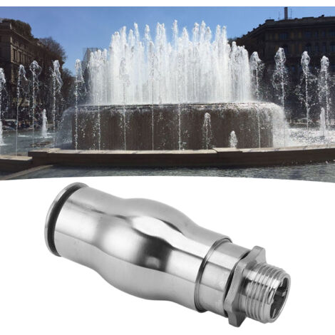 Électro-Nozzle Pulvérisateur 304 Inox Fontaine Bouillonnant Champagne G1in 10‑126kPa Jardins Parcs Patios Piscines (1/5)