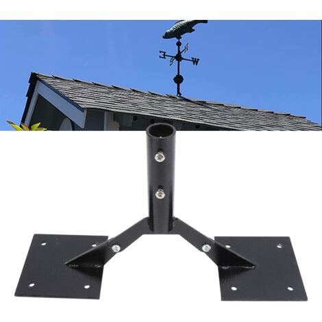 Support d'Éolienne pour Jardins et Toits - Monture Fixation Weathervane Résistant et Régliable en Acier Durci pour Jardins et Toits (1/5)