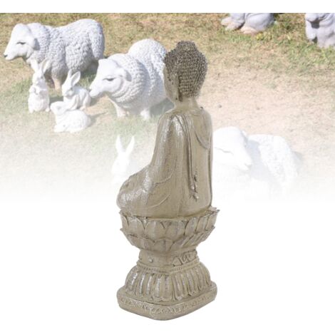 Statue Zen Décoration Maison Figurine Garden Décoratif Vintage Style Ornement Living Room Porch Resin Crafts Type 3 Matériel Resin (1/5)