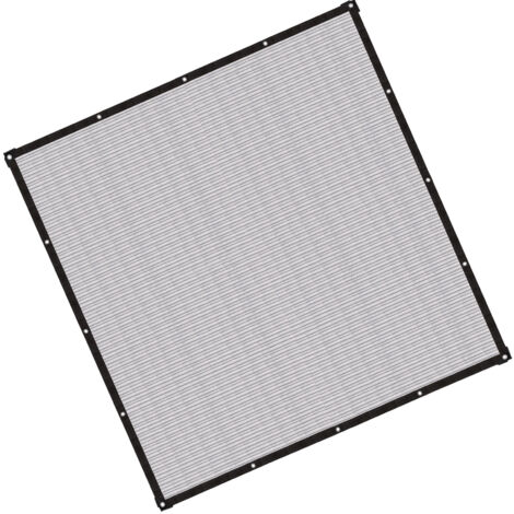 Toile anti UV aluminium densifiée - Modèle Premium - 2m x 2m - Shade Net avec haute isolation thermique et réflectivité (1/5)