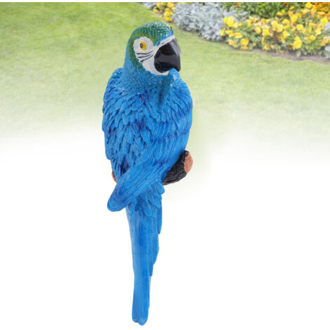 Statue de Parrot [KEBOSS] Design Left Blue Figurine Résine Léger Haute Résistance (1/5)