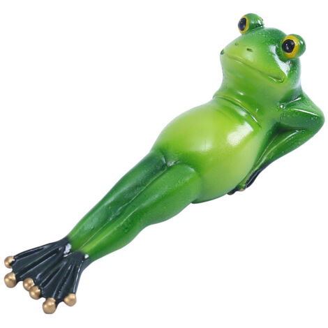 Figurine Frog Yoga - Ensemble 5 Statues Résine Verte Décor Zen pour Bureau, Salon, Salle de Méditation - Tailles Variées: 10.8x6.6x10.2cm, 18x7.2x5.1cm, 10x6.2x14cm, 8x7x18.3cm, Poids: 130g, 105g, 125 (1/5)