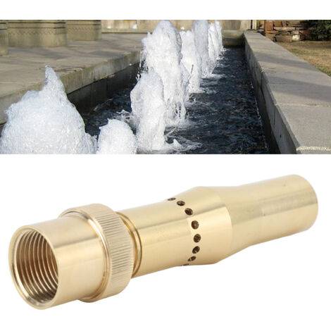 Embouchure de Fontaine en Cuivre G1in - Effet Visuel Spectaculaire pour Jardins et Bassins (1/5)