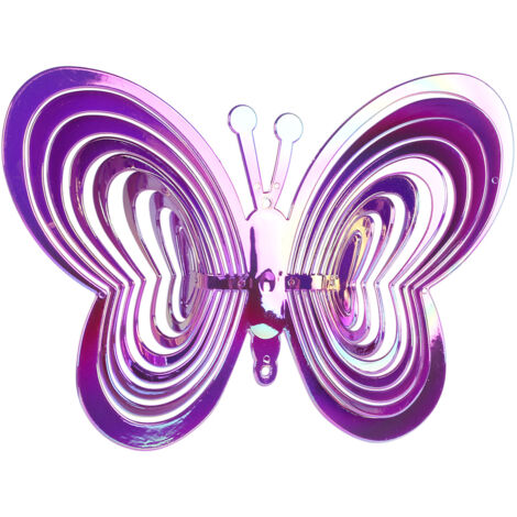 Dévidoir Réflecteur Anti-Pigeons Butterfly 21.2cm ABS Multicolor 37g, Décoration Jardin Durable (1/5)