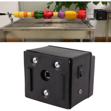 Motor Rotisserie BBQ Aluminium Alloy 70KG Torque Élevé Automatique Inverseur Imperméable avec Thermomètre Digital 2 Probes Bluetooth