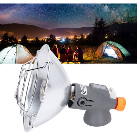 Réchaud de Camping Portable avec Grille de Sécurité et Table de BBQ Amovible - Puissant, Antibrûlure, Aluminium et Zinc, 60x35cm (1/5)
