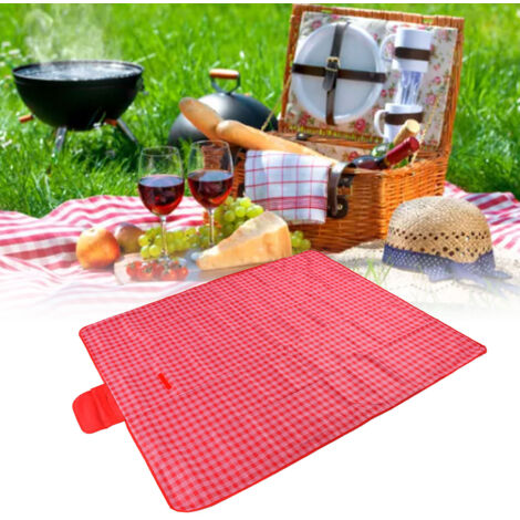 Tapis de camping imperméable et anti-sable, Tapis de camping imperméable Oxford pour 6-8 personnes, Tapis de camping imperméable Oxford de 145x180cm (1/5)