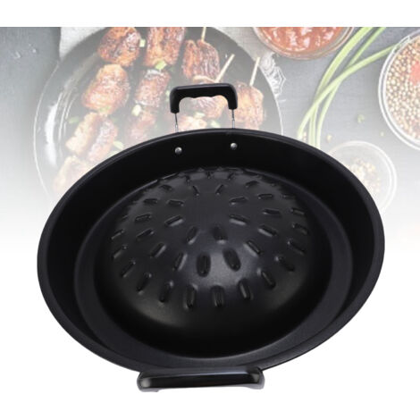 Poêle Barbecue Thai 2 en 1 - Poêle Grill/Hot Pot - 30cm - Noir (1/5)