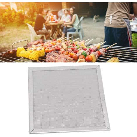 [Grille de Barbecue] [Brand] [Model] [Stainless Steel] Grille de remplacement en acier inoxydable 304 pour barbecue, idéale pour poulet, légumes, steak, 15x15cm, durable et facile à nettoyer.