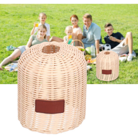 Protecteur de Réservoir Gaz Antichoc Sac de Stockage Camping Outdoor GPL Étui en Rotin Modèle Universel [Accessoire] (1/5)