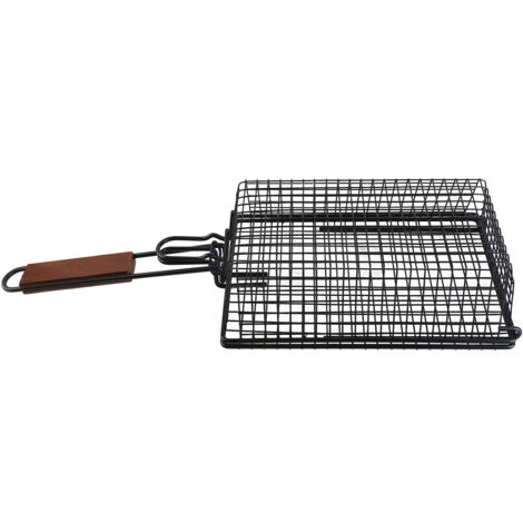 Panier de grillade réutilisable sans bord - Grill Basket BBQ pour viande, légumes et poisson (1/5)