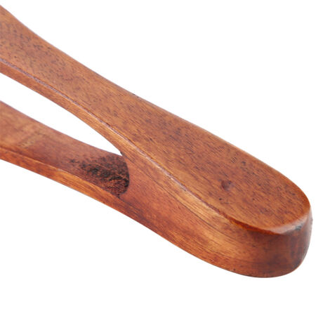 Pinces à Servir pour Barbecue - Pinces Buffet de Cuisine en Bois pour Steak, Salade, Grill et Pain - Set Professionnel Résistant à la Température - Silicone Anti-dérapant (1/5)