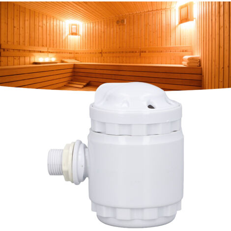 Sortie d'évacuation de steam G1/2 Thread Masque pour generateur de steam Fonction aromatherapie - Sortie de vapeur pour spa Sauna Douche (1/5)