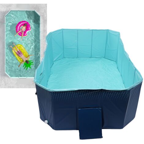 Piscine Folding PVC Portable pour Enfants et Chiens - Dimension 2.1m - Design Non-Inflatable Anti-Abrasion (1/5)