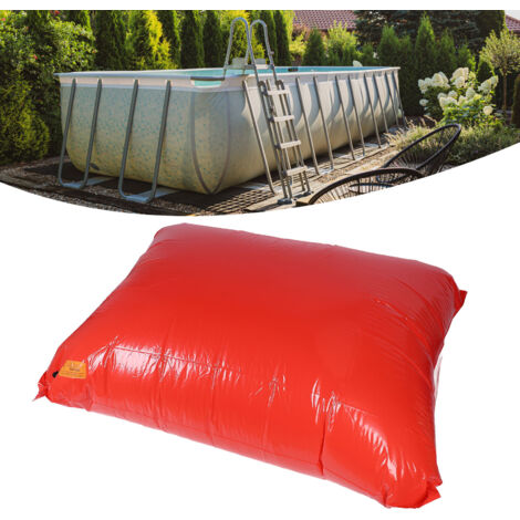 Oreiller d'Air pour Piscine Hors-Sol - 180x230x90cm - PVC Puncture-Resistant avec 4 Cordes - Kit de Fermeture Hivernale (1/5)