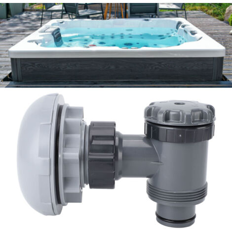 Filtre d'entrée/sortie ABS P6H1317 pour piscine hors-sol avec crépine et vanne à piston, compatible Hnemix et Coleman (1/5)