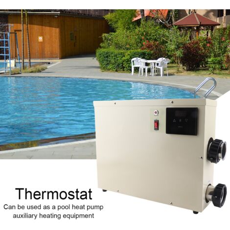 Thermostat intelligent pour spa - Thermostat numérique waterproof 11KW avec contrôle tactile pour chauffage piscine, spa, baignoire - Protection contre les courts-circuits et surintensités - 220V EU