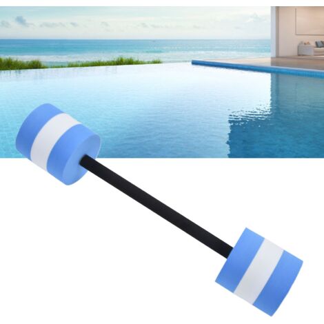 Water Dumbbell en EVA Résistant à la Corrosion pour Aquagym et Fitness en Piscine - Barre Flottante légère (74 x 15cm) - Matériel d'exercice aquatique Bleu