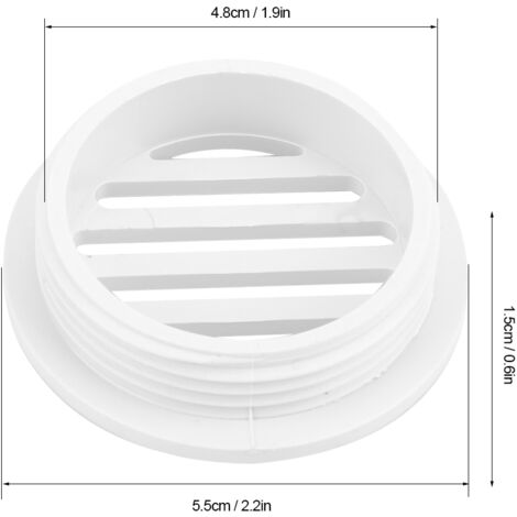 Accessoires pour Spa et Piscine  Drain Plat Couvert Filtre à Grille Remplaçable  Plastique  Option A/B  Diamètre Thread 4.8cm  1 Pièce (1/5)