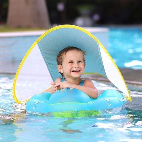 Piscine pour bébé avec Canapé Solaire Amovible et Support dorsal XL (Diamètre intérieur 19cm) PVC, 4 pièces