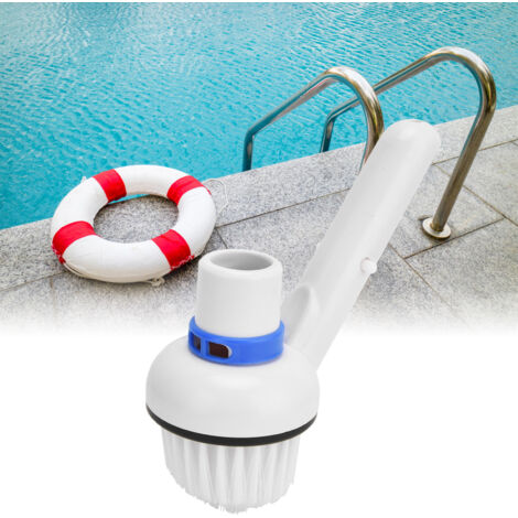 Balai de nettoyage de coins et escaliers pour piscines et spa - Matériau PVC résistant pour surfaces en céramique - Dimensions 13.5x12cm/5.3x4.7in - Poids 118g (1/5)