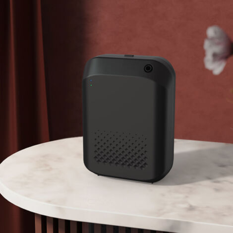 Difuseur d'Air Intelligent 150ML Bluetooth Timer Type C 184x137x66mm PP Noir pour Hotels Salons Bureau