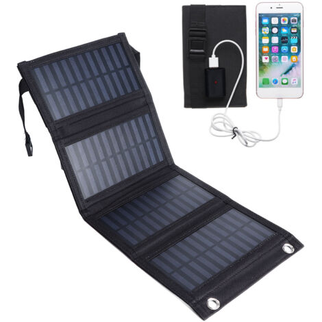 Chargeur Solaire Portable 20W MP04B Panneau Foldable Monocrystalline Pour Téléphones (1/5)