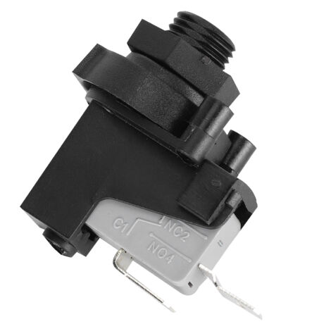 Interrupteur pneumatique pour spa - Bouton air pression 250V avec kit tubage - En acier inoxydable, 65g, longueur 1m